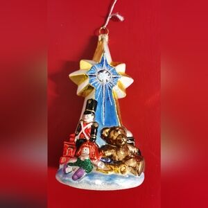 Vintage Joy To the World Collectibles "When You Wish Holiday Star Ornament" NWT